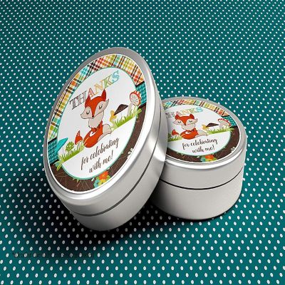 AmandaCreation Fall Fox Envelope Seals 40pc. Image 1