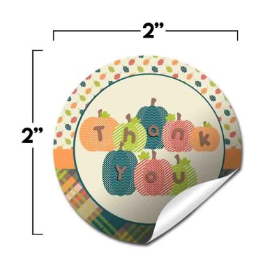 AmandaCreation Fall Fun Pumpkin Envelope Seals 40pc. Image 2