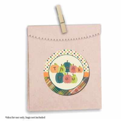 AmandaCreation Fall Fun Pumpkin Envelope Seals 40pc. Image 3