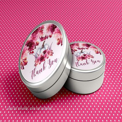 AmandaCreation Fall In Love Pink Envelope Seals 40pc. Image 2