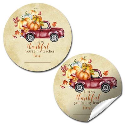 AmandaCreation Fall Themed Appreciation Envelope Seals 40pc. Image 1