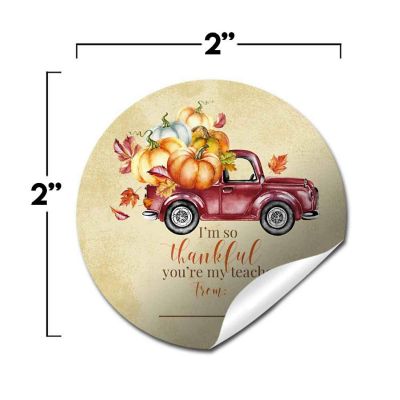 AmandaCreation Fall Themed Appreciation Envelope Seals 40pc. Image 1
