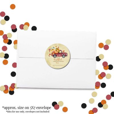 AmandaCreation Fall Themed Appreciation Envelope Seals 40pc. Image 3