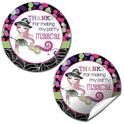 AmandaCreation Fancy Witch Envelope Seals 40pc. Image 1