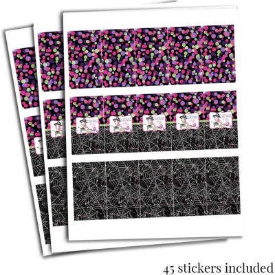 AmandaCreation Fancy Witch Mini Candybar Wrappers 45pc. Image 2