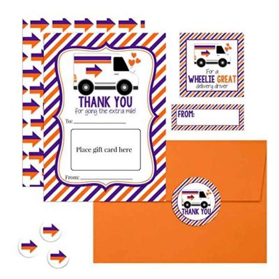 AmandaCreation FedEx Driver Gift Card Holder 36pc. Image 1