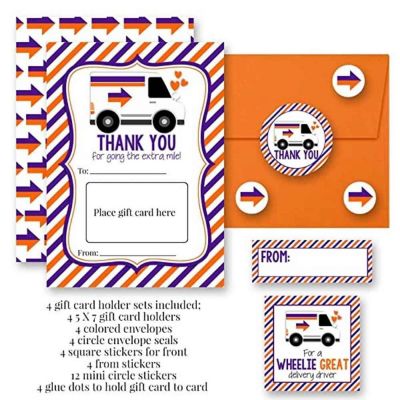 AmandaCreation FedEx Driver Gift Card Holder 36pc. Image 1