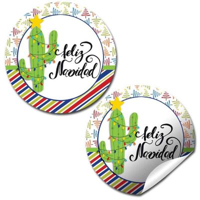 AmandaCreation Feliz Navidad Envelope Seals 40pc. Image 1