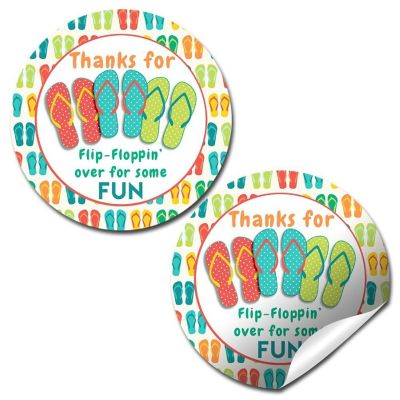 AmandaCreation Flip Flop Envelope Seals 40pc. Image 1