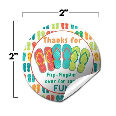 AmandaCreation Flip Flop Envelope Seals 40pc. Image 1