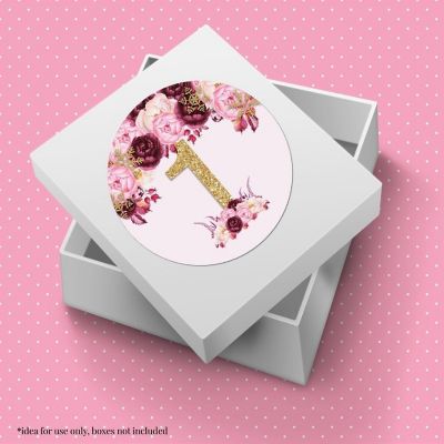 AmandaCreation Floral Princess Envelope Seals 40pc. Image 3