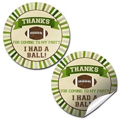 AmandaCreation Football Ticket Envelope Seals 40pc. Image 1
