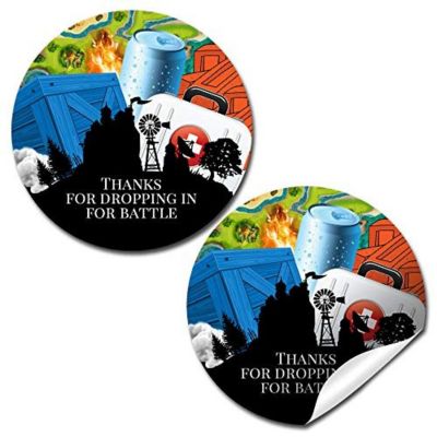 AmandaCreation Fort Battle Envelope Seals 40pc. Image 1