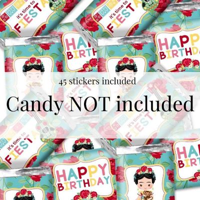 AmandaCreation Frida Kahlo Mini Candybar Wrappers 45pc. Image 1