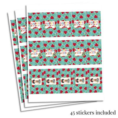 AmandaCreation Frida Kahlo Mini Candybar Wrappers 45pc. Image 2