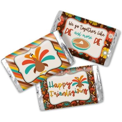 AmandaCreation Friendsgiving Mini Candybar Wrappers 45pc. Image 1