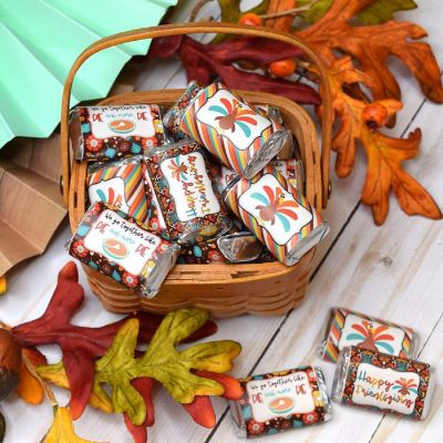 AmandaCreation Friendsgiving Mini Candybar Wrappers 45pc. Image 3