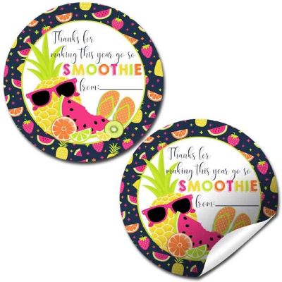 AmandaCreation Fruit Smoothie Appreciation Envelope Seals 40pc. Image 1
