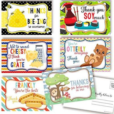 AmandaCreation Funny Puns Postcards 30pc. Image 1
