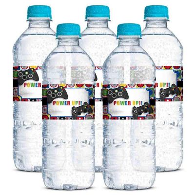 AmandaCreation Game On Water Bottle Wrappers 20pc. Image 2