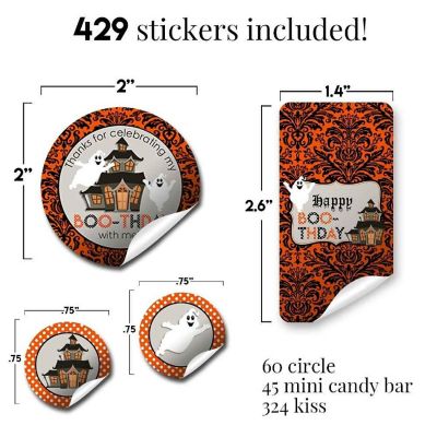 AmandaCreation Ghost Boo-thday Sticker Bundle 429pc. Image 1