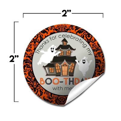 AmandaCreation Ghost Booth-day Envelope Seals 40pc. Image 1