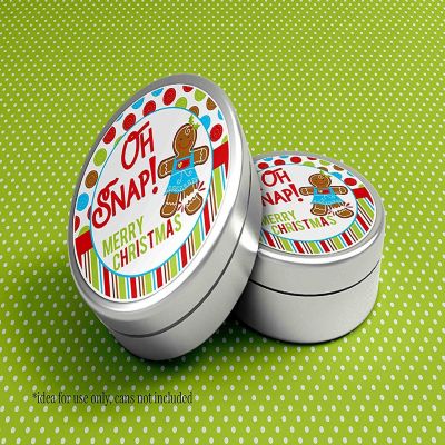 AmandaCreation Gingerbread Cookie Envelope Seals 40pc. Image 2