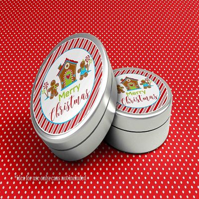 AmandaCreation Gingerbread House Envelope Seals 40pc. Image 2