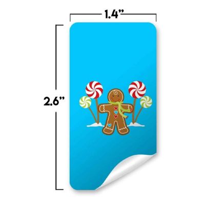 AmandaCreation Gingerbread House Mini Candybar Wrappers 45pc. Image 2