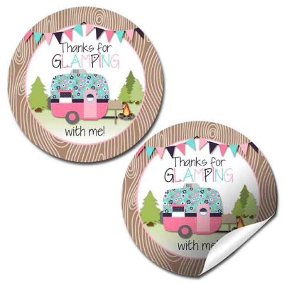 AmandaCreation Glamping Envelope Seals 40pc. Image 1