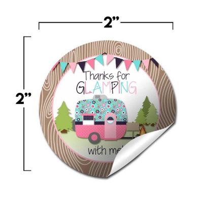 AmandaCreation Glamping Envelope Seals 40pc. Image 1