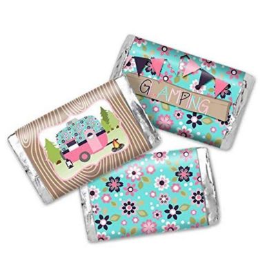 AmandaCreation Glamping Mini Candybar Wrappers 45pc. Image 1