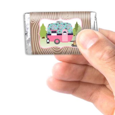 AmandaCreation Glamping Mini Candybar Wrappers 45pc. Image 1