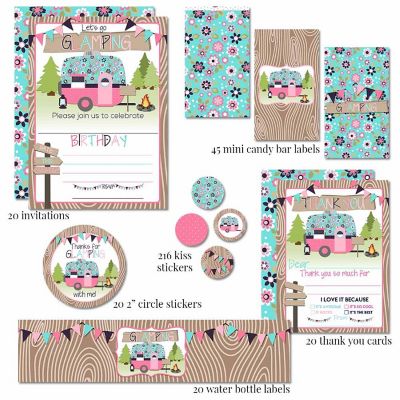 AmandaCreation Glamping Party Bundle 381pc. Image 3