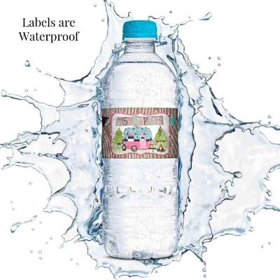 AmandaCreation Glamping Water Bottle Wrappers 20pc. Image 3