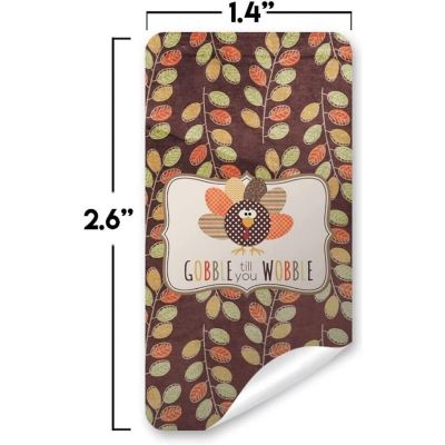 AmandaCreation Gobble Til You Wobble Mini Candybar Wrappers 45pc. Image 3