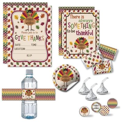 AmandaCreation Gobble Til You Wobble Party Bundle 381pc.. Image 1