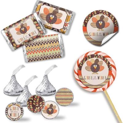 AmandaCreation Gobble Till You Wobble Sticker Bundle 429pc. Image 1