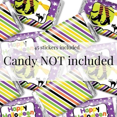 AmandaCreation Goblins and Witches Mini Candybar Wrappers 45pc. Image 1
