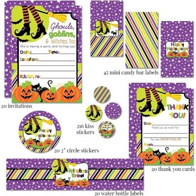 AmandaCreation Goblins &amp; Witches Party Bundle 381pc. Image 2