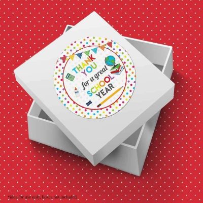 AmandaCreation Great School Year Appreciation Envelope Seals 40pc. Image 2