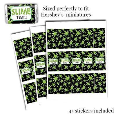 AmandaCreation Green Slime Birthday Sticker Bundle 429pc. Image 1