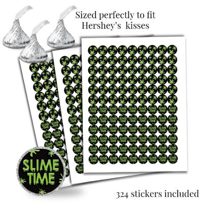 AmandaCreation Green Slime Birthday Sticker Bundle 429pc. Image 3