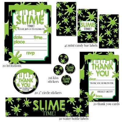AmandaCreation Green Slime Party Bundle 381pc. Image 3