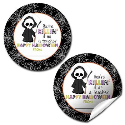AmandaCreation Grim Reaper Appreciation Envelope Seals 40pc. Image 1