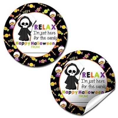 AmandaCreation Grim Reaper Envelope Seals 40pc. Image 1