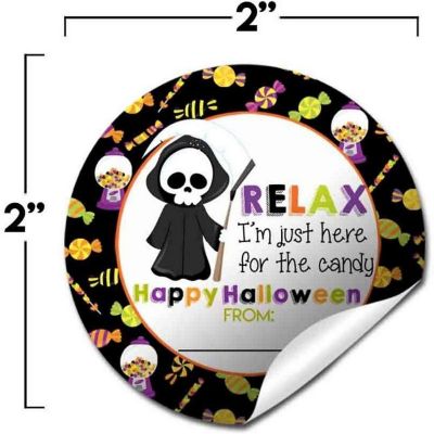 AmandaCreation Grim Reaper Envelope Seals 40pc. Image 2