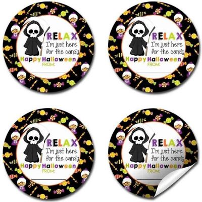 AmandaCreation Grim Reaper Envelope Seals 40pc. Image 3