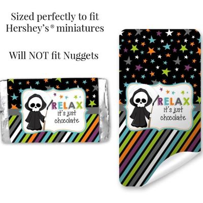 AmandaCreation Grim Reaper Mini Candybar Wrappers 45pc. Image 2
