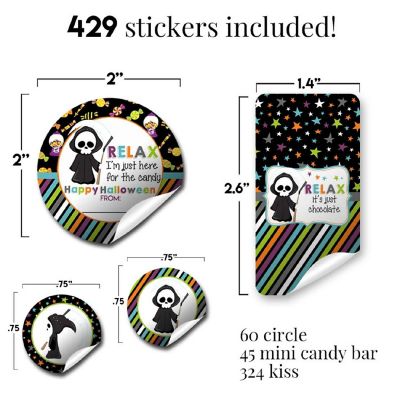 AmandaCreation Grim Reaper Sticker Bundle 429pc. Image 1